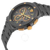 Versace Greca Logo Chronograph Quartz Grey Dial Men's Watch VEZ900521 - Watches of Australia #2