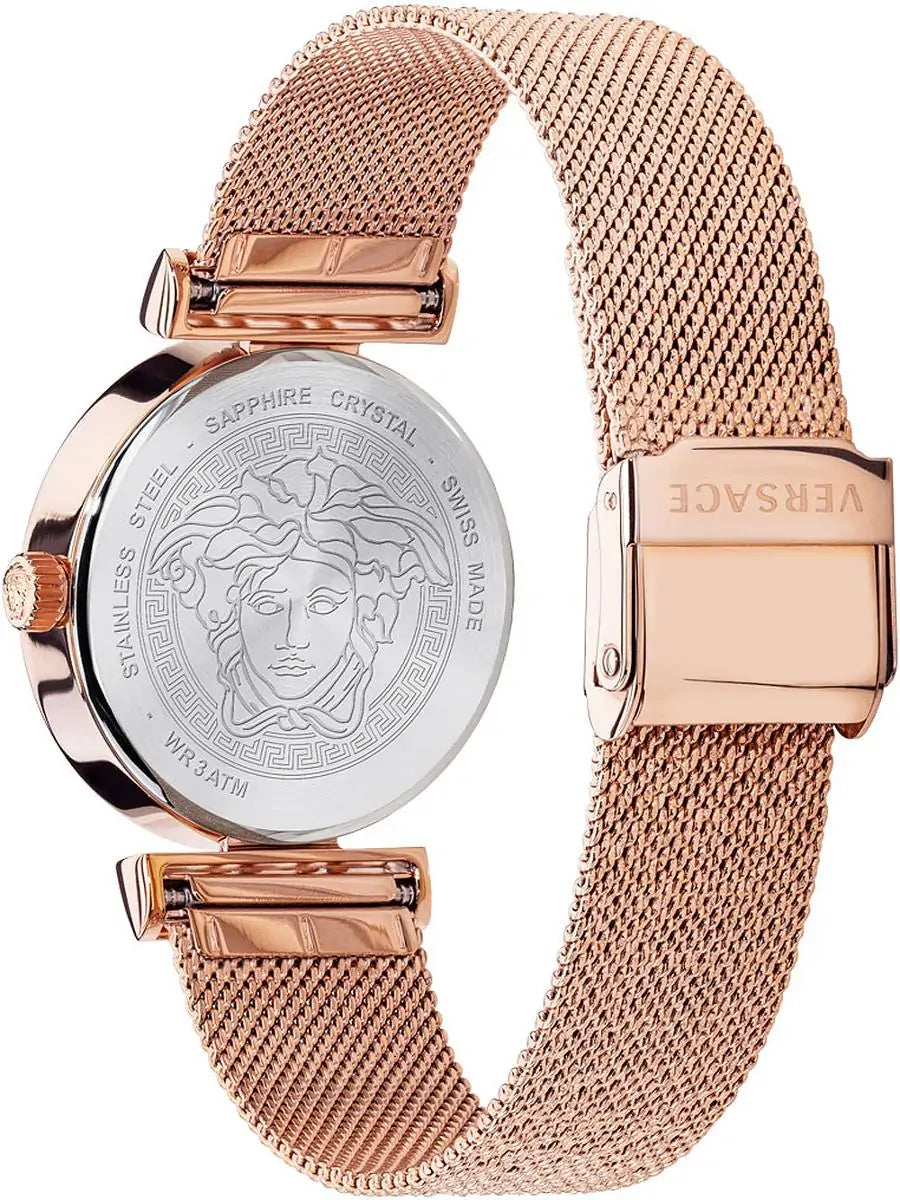 Versace Meander Quartz White Dial Ladies Watch VELW00620 - Watch