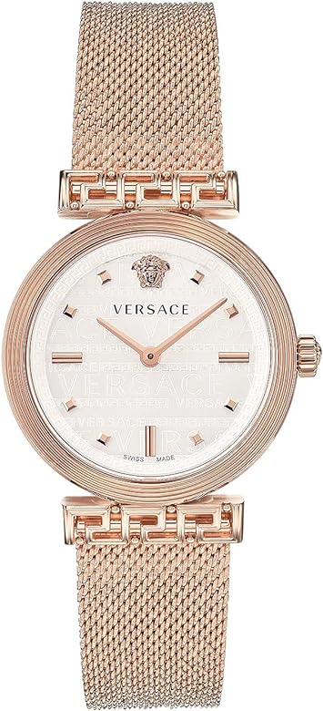 Versace Meander Quartz White Dial Ladies Watch VELW00620 - Watch