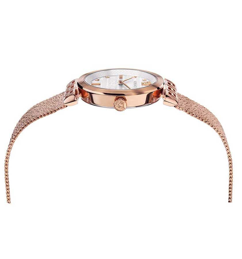 Versace Meander Quartz White Dial Ladies Watch VELW00620 - Watch