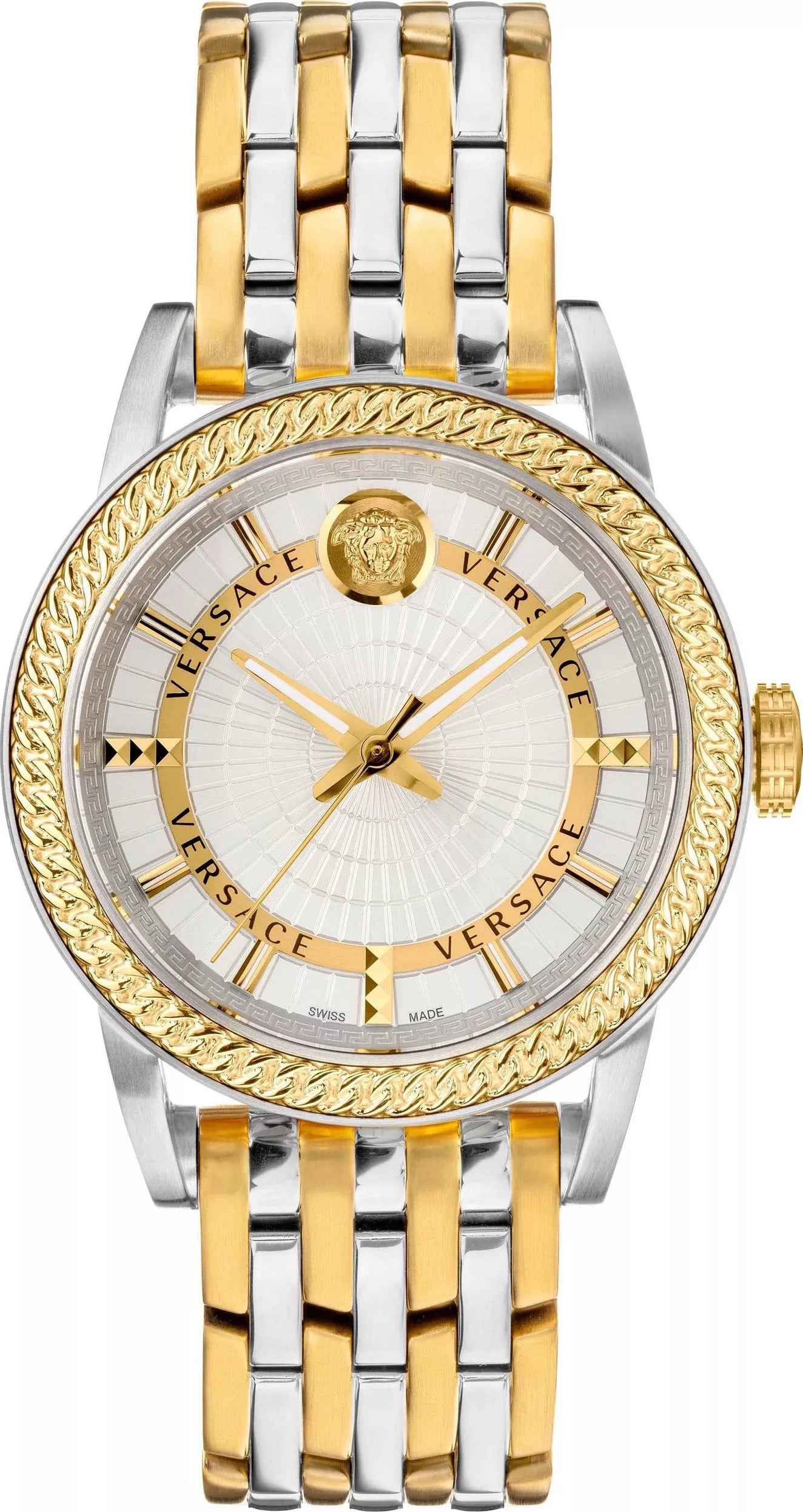Versace V-Eternal Two-Tone Watch VEPO00620 (Defect)