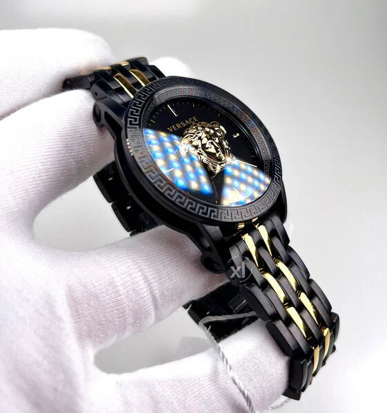 Versace Ion Plated Black Men's Watch VERD01119