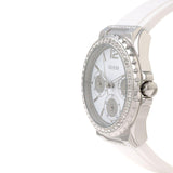 Guess Starlight White Rubber Strap Crystal Dial Women's Watch W0846L8 - Watches of Australia #2