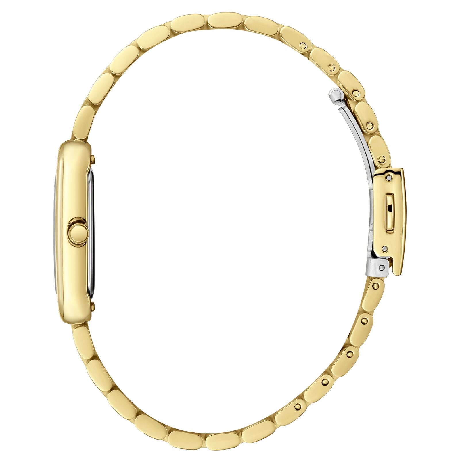 Lee Cooper Classic Square White Dial Gold Watch - LC08135.120