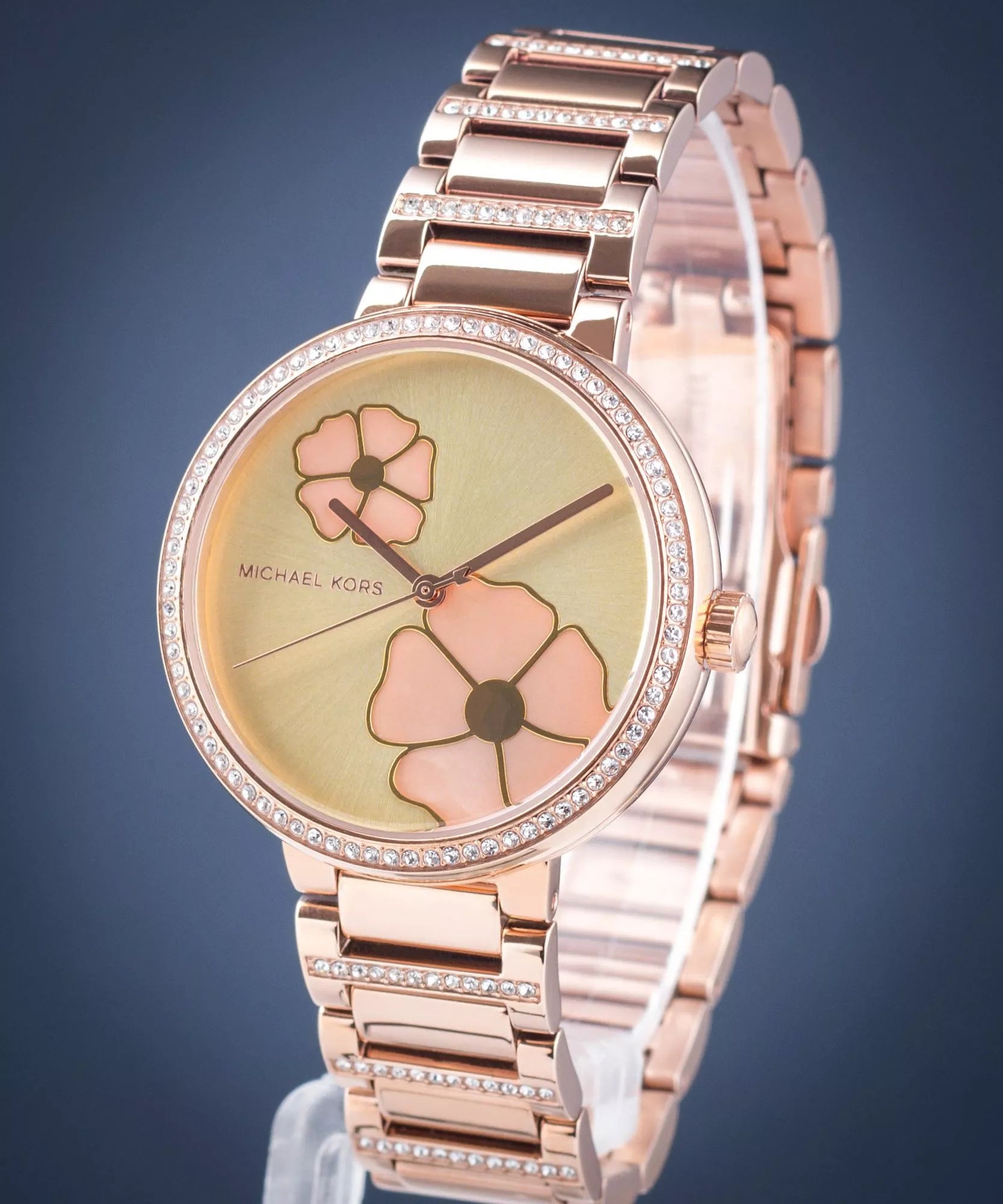 Michael Kors Courtney Gold/Champagne Dial Rose-Gold Women's Watch - MK3836