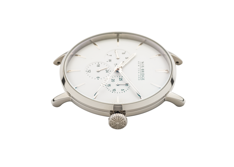NOX-BRIDGE Classic Alcyone Silver 36MM AS36 - Watches of Australia #3