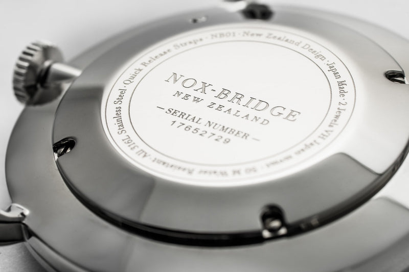 NOX-BRIDGE Classic Izar Silver 36MM IS36 - Watches of Australia #4