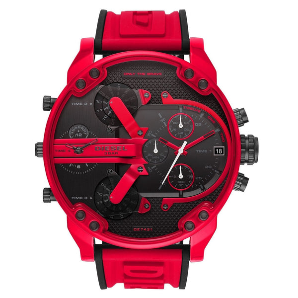 Diesel Big Daddy 2.0 Men's Red Watch DZ7431