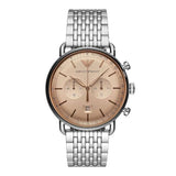 Emporio Armani Chronograph Quartz Beige Dial Men's Watch AR11239