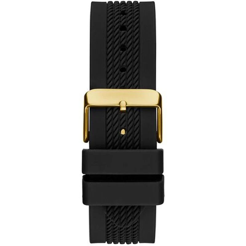 Guess Delta Black Silicone Strap Men's Watch GW0051G2