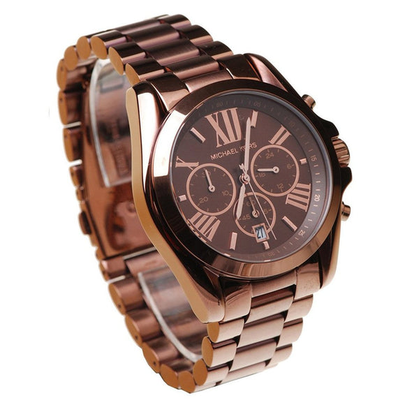 Michael Kors Bradshaw Chronograph Espresso Dial Unisex Watch MK5628 - Watches of Australia #2