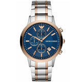 Emporio Armani Chronograph Quartz Blue Dial Men's Watch AR80025