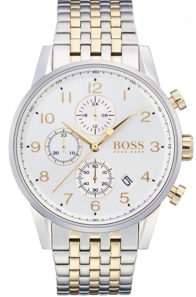 Hugo Boss Navigator Classic, Stainless Steel Chronograph Watch - 1513499