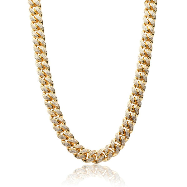 Big Daddy 12mm Gold & Cuban Link Chain