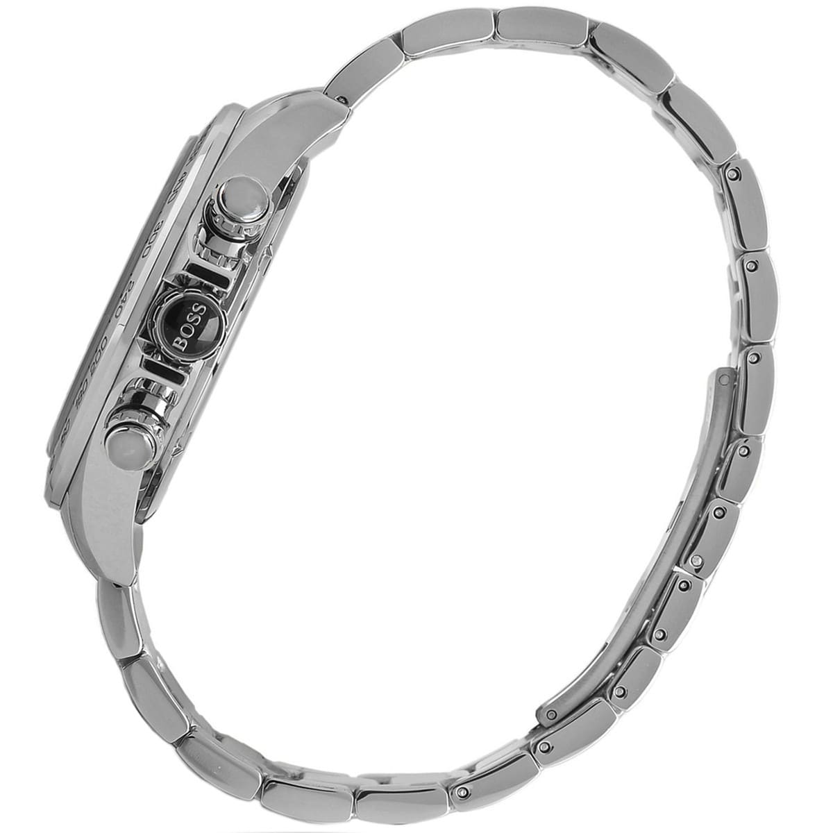 Hugo Boss Ikon Chronograph Blue Dial Silver Steel Strap Watch for Men - 1512963 1512963 - Image 5