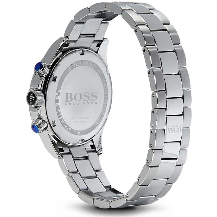 Hugo Boss Ikon Chronograph Silver Dial Silver Steel Strap Men's Watch - 1512964 1512964 - Image 2
