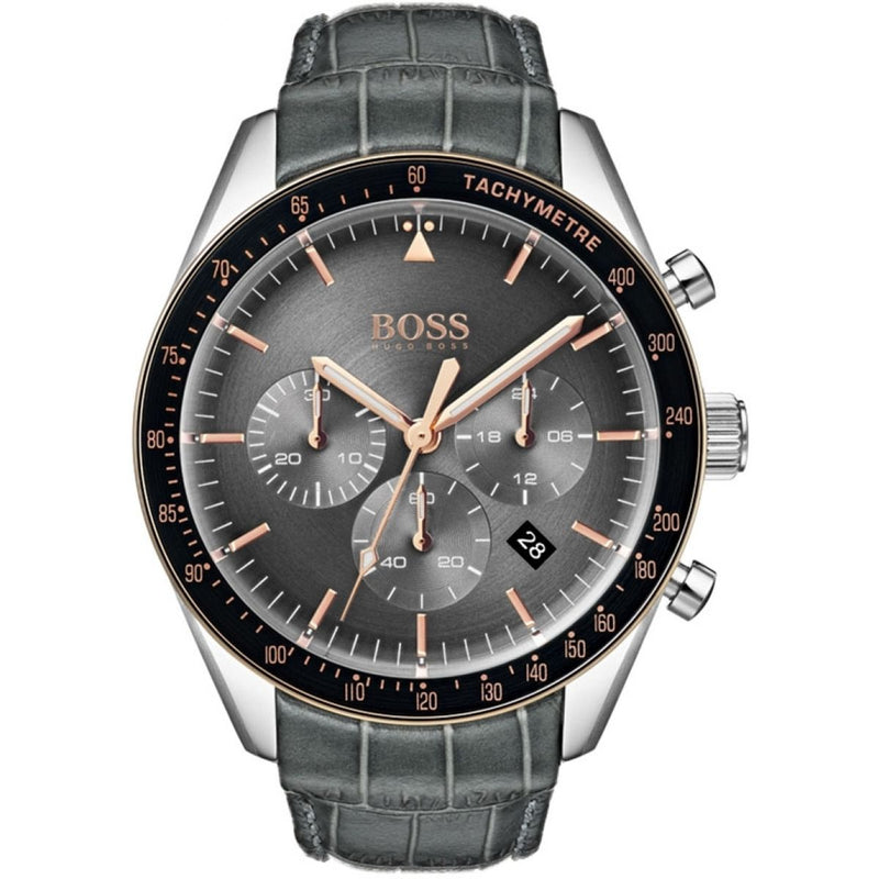 Hugo Boss Trophy Chronograph Grey Dial Men's Watch #1513628 - Watches of Australia