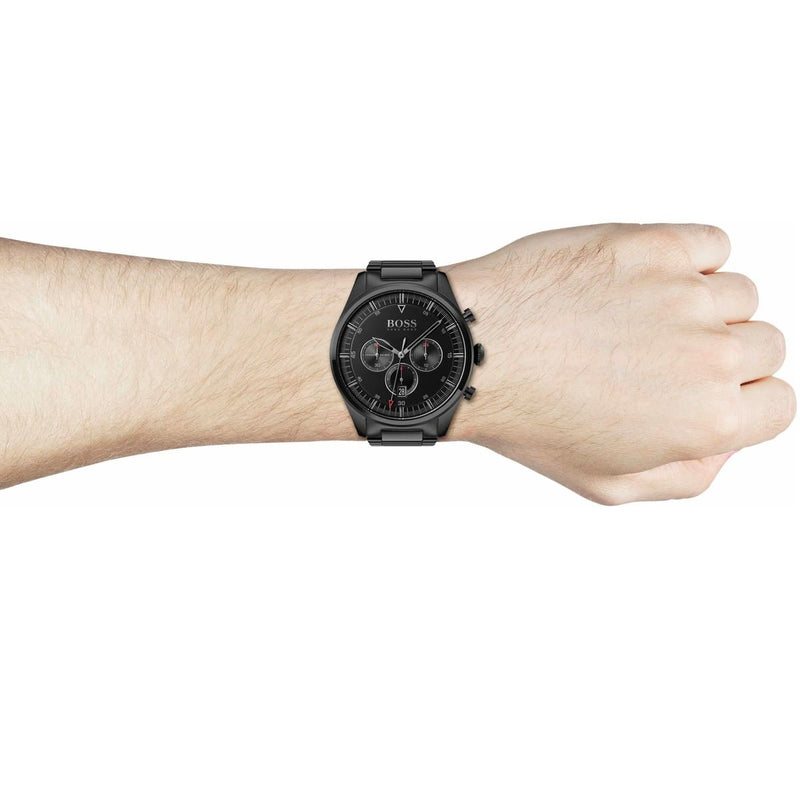 Hugo Boss Pioneer All Black Men's Watch 1513714 - Watches of Australia #5