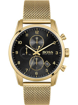 Hugo Boss Skymaster Gold Mesh Men's Watch  1513838 - Watches of Australia
