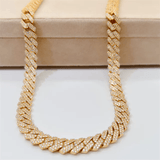 Big Daddy 10mm Gold & Prong Link Chain