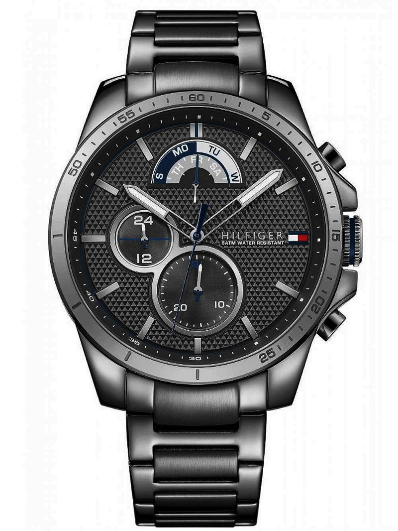 Tommy Hilfiger Cool Sports Gun Stainless Steel Men's Watch  1791347 - Watches of Australia