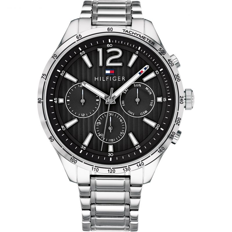 Tommy Hilfiger Gavin Chronograph Black Dial Men's Watch  1791469 - Watches of Australia