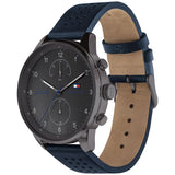 Tommy Hilfiger Blue Leather Men's Watch 1791578 - The Watches Men & CO #3