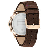 Tommy Hilfiger Multi-function Dark Brown Leather Men's Watch 1791631 - Watches of Australia #4