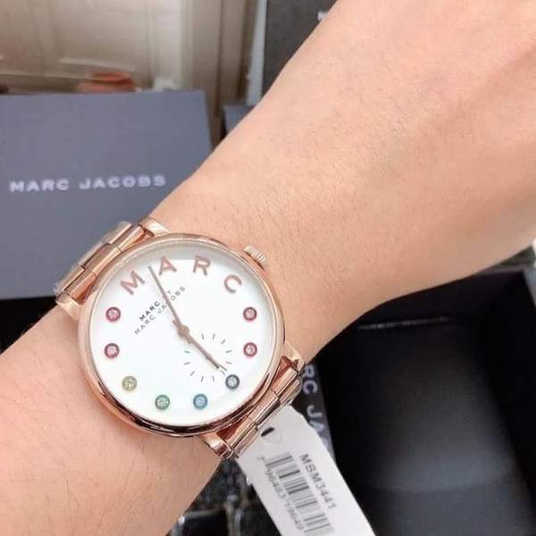 Marc By Marc Jacobs Baker White Dail Ladies Watch MBM3441