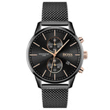 Hugo Boss Associate Black Mesh Men's Watch  1513811 - Watches of Australia