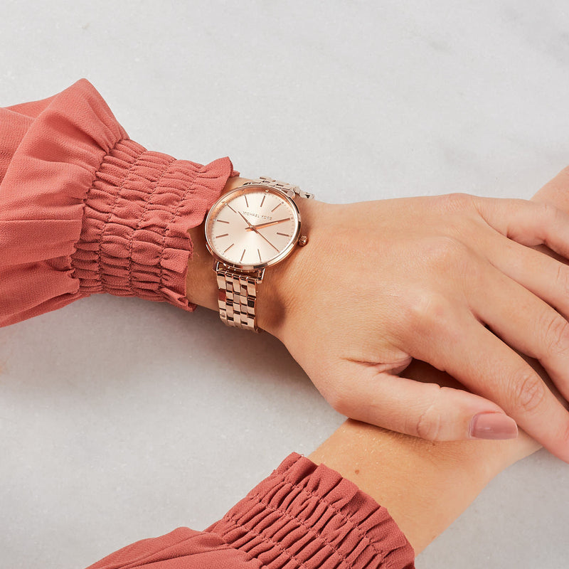Michael Kors Pyper Rose Gold Unisex Watch MK3897 - Watches of Australia #6
