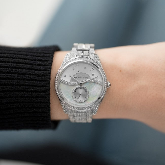 Michael Kors Lauryn Silver Tone Women's Watch MK3755 - Watches of Australia #3