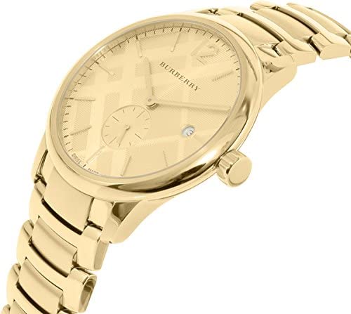 Burberry Men’s Swiss made Stainless Steel Gold Dial Men's Watch BU10006 - Watches of Australia #2