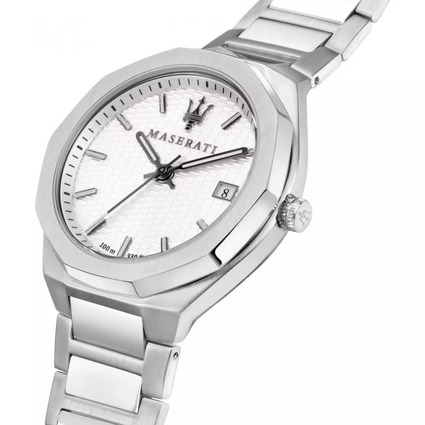 Maserati Stile White Dial R8853142005 - Watches of Australia #2