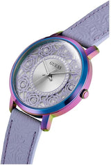 Guess US Women's Iridescent Floral Cutout Analog Women's Watch GW0529L4 - The Watches Men & CO #3