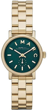 Marc By Marc Jacobs Baker Women's Green Gold Mini Watch  MBM3249 - Watches of Australia