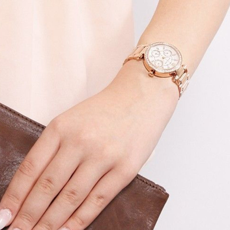Michael Kors Parker Rose Gold Ladies Watch MK5616 - Watches of Australia #5