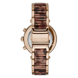 Michael Kors Parker Chronograph Quartz Crystal Rose Dial Ladies Watch MK6832