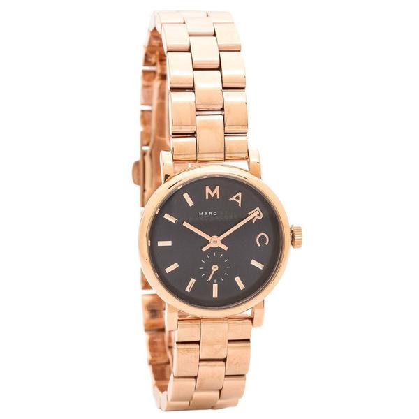 Marc By Marc Jacobs Baker Navy Dial Rose Gold-plated Ladies Watch MBM3332