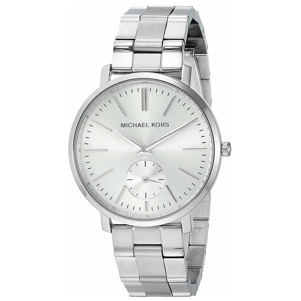 Michael Kors Jaryn Silver Dial Stainless Steel Ladies Watch MK3499