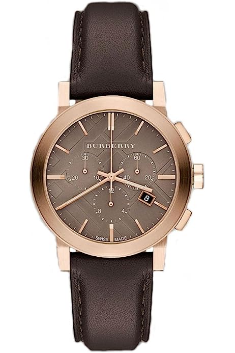 Burberry The City Chocolate Brown Unisex Watch BU9755