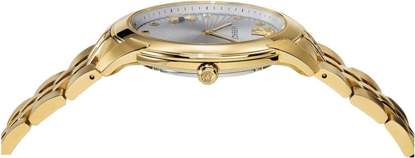 Versace Audrey Quartz Grey Dial Ladies Watch VELR00719