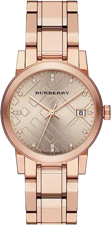 Burberry The City Rose Gold Stainless Steel Women's Watch BU9126