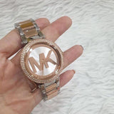 Michael Kors Parker Rose Gold and Silver Ladies Watch MK6314 - Watches of Australia #4