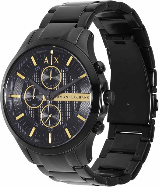 Armani Exchange Hampton Chrono All Black Multifunction Watch - AX2164
