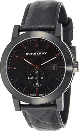 Burberry City Black Leather Strap Men's Watch  BU9906 - Watches of Australia