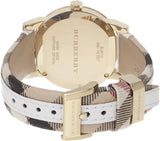 Burberry Women's Large Check Leather Strip On Fabric  Women's Watch BU9110 - Watches of Australia #3