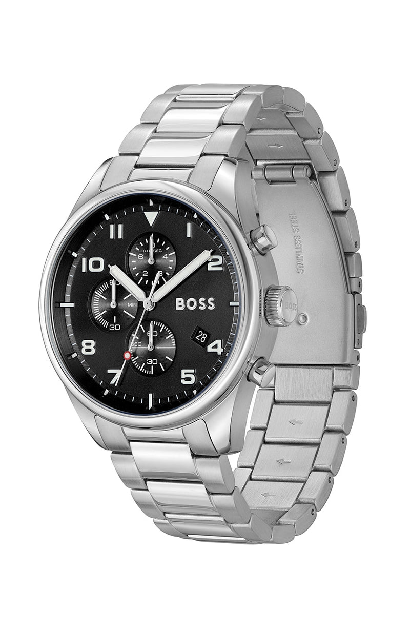 Hugo Boss Quartz Silver Chrograph Women's Watch 1514008 - Watches of Australia #2