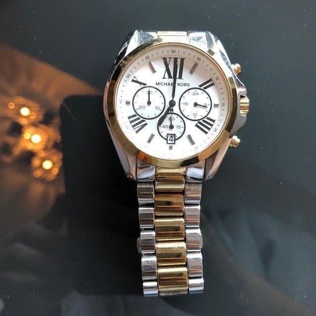 Michael Kors Bradshaw Chronograph Two-tone Ladies Watch MK5855 - Watches of Australia #3