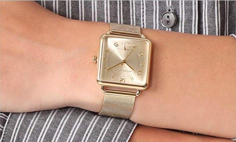 Michael Kors Brenner Square Gold Tone Women's Watch MK3663 - Watches of Australia #3